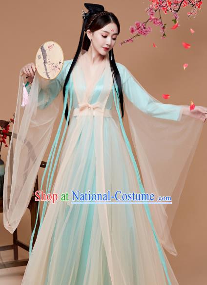 Chinese Ancient Drama Goddess Bai Qian Hanfu Dress Apparels Traditional Ming Dynasty Royal Princess Historical Costumes for Women