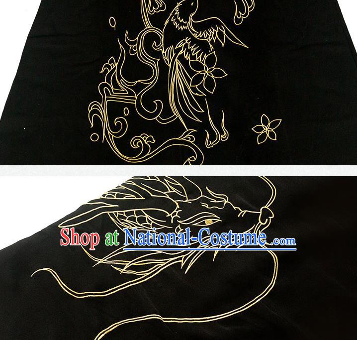 Chinese Ancient Crown Prince Hanfu Garment Traditional Song Dynasty Swordsman Costumes Embroidered Robe and Underwear for Men