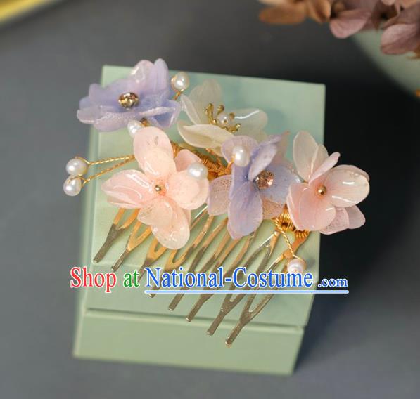 Handmade Retro Flowers Hair Comb Top Grade Hair Accessories Hair Stick Hair Pin for Women