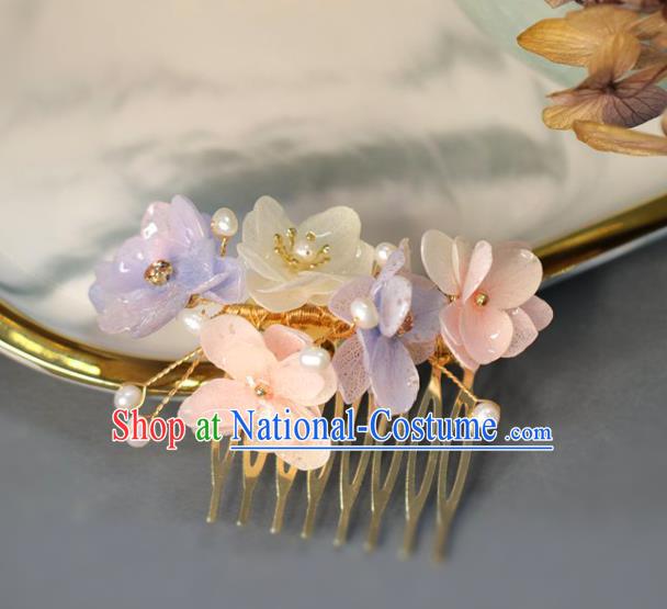 Handmade Retro Flowers Hair Comb Top Grade Hair Accessories Hair Stick Hair Pin for Women