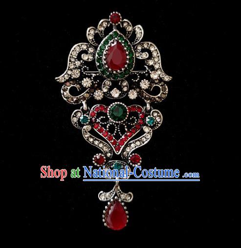 Top Crystal Brooch Jewelry Accessories Handmade Baroque Breastpin