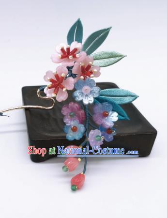 Chinese Traditional Flowers Hair Stick Hanfu Hair Accessories Handmade Ancient Princess Hairpin