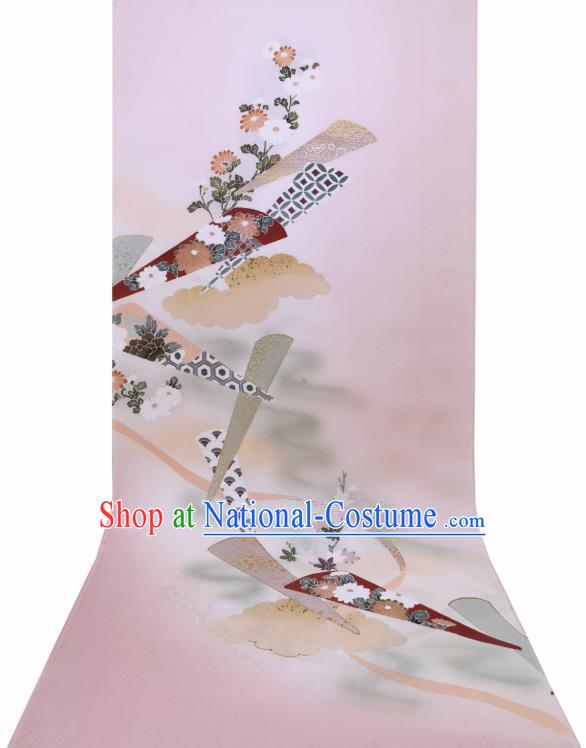 Traditional Japanese Yukata Belt Damask Asian Brocade Tapestry Japan Classical Kimono Silk Fabric