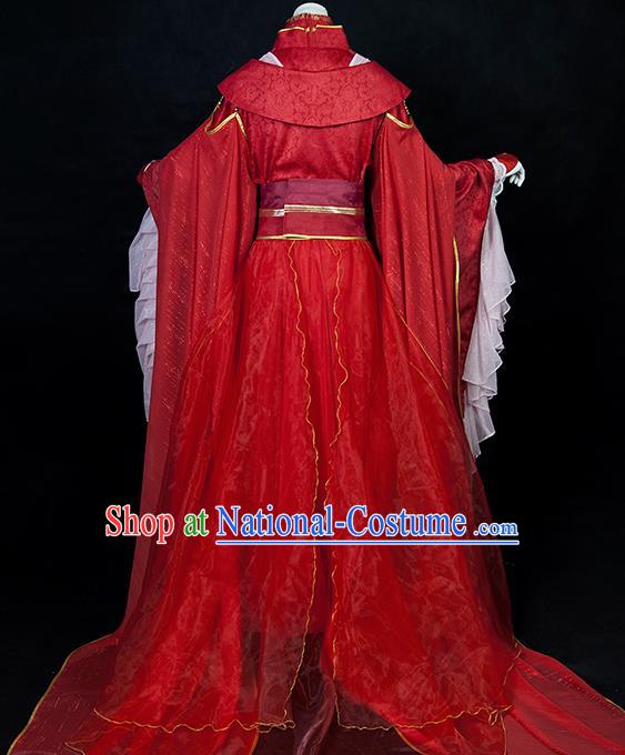 Chinese Cosplay Crown Prince Xie Lian Wedding Clothing Traditional Heaven Official Blessing Apparels Ancient Swordsman Garment Costumes