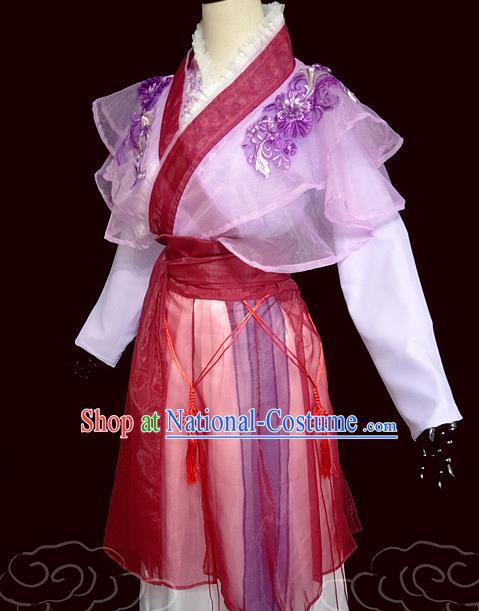 China Traditional Tang Dynasty Young Lady Hanfu Dress Cosplay Drama Ya Mei Clothing Ancient Rich Woman Garments