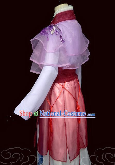 China Traditional Tang Dynasty Young Lady Hanfu Dress Cosplay Drama Ya Mei Clothing Ancient Rich Woman Garments