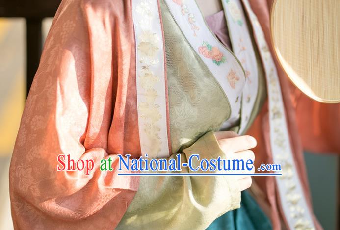 China Song Dynasty Noble Countess Garment Costumes Ancient Imperial Madame Hanfu Dress Traditional Historical Clothing Full Set