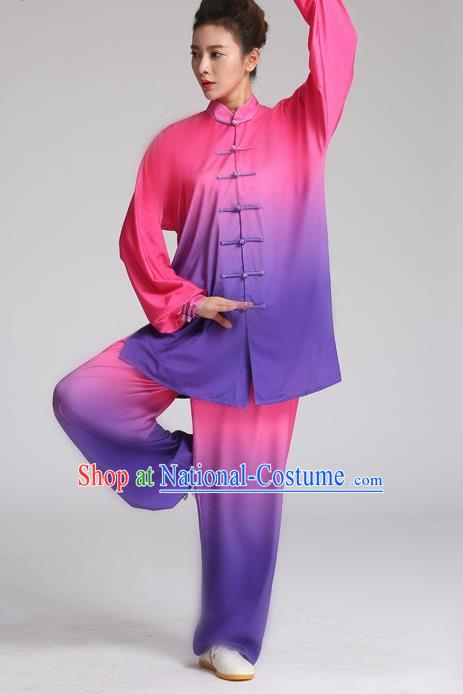 China Tai Ji Training Suits Martial Arts Kung Fu Clothing Tai Chi Group Competition Outfits