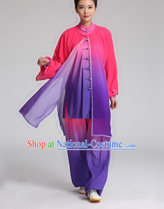 China Tai Ji Training Suits Martial Arts Kung Fu Clothing Tai Chi Group Competition Outfits