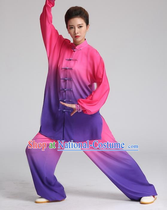 China Tai Ji Training Suits Martial Arts Kung Fu Clothing Tai Chi Group Competition Outfits