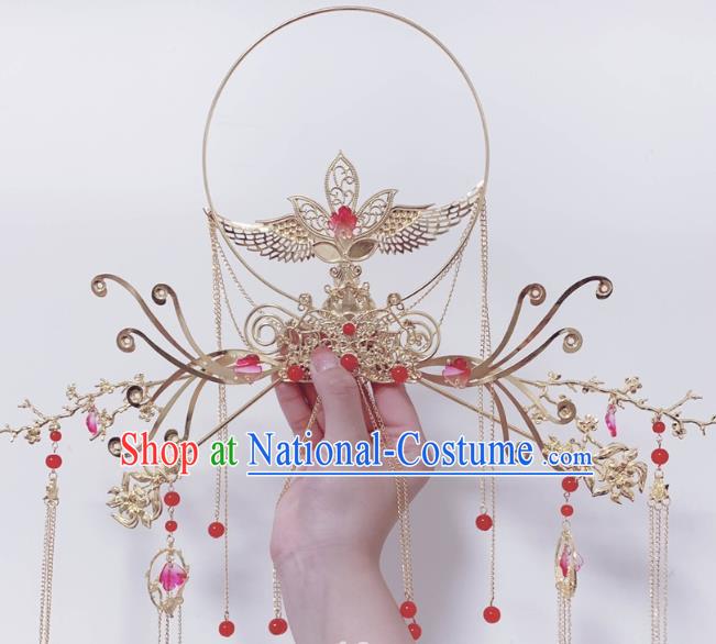 China Ancient Swordsman Hair Crown Traditional Cosplay Prince Wedding Hair Accessories