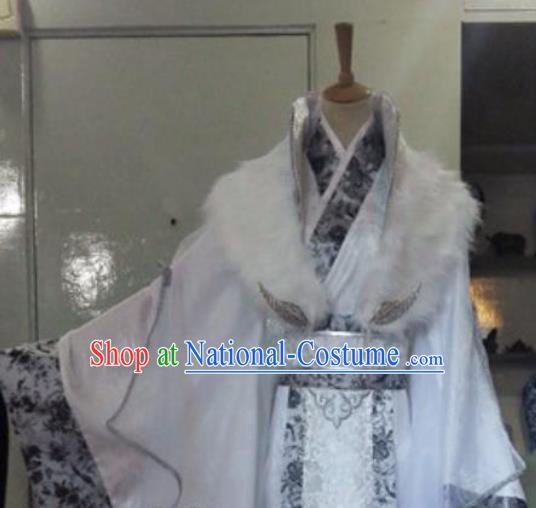 Chinese Drama Cosplay Nobility Childe Apparels Jin Dynasty Prince Garment Costumes Ancient Royal Highness Hanfu Clothing