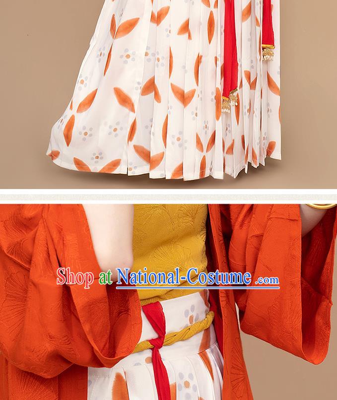 China Song Dynasty Palace Female Attendant Historical Clothing Ancient Court Beauty Dress Traditional Hanfu Garment Costumes Full Set