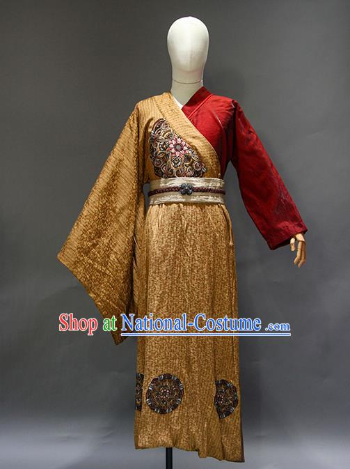 Chinese Qing Dynasty King Robe Apparels Ancient Mongolia Royal Highness Clothing Drama Swordsman Garment Costume