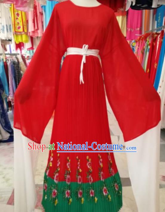 China Ancient Noble Lady Garment Costume Shaoxing Opera Bride Dress Outfits Traditional Peking Opera Actress Wedding Clothing