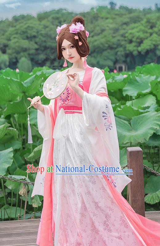 Custom Cosplay Ancient Princess Garment Costumes Cartoon Shi Yi Chang An Li Mingyue Dress Tang Dynasty Palace Lady Clothing