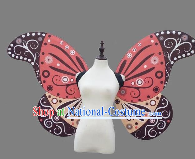 Top Miami Angel Catwalks Props Stage Show Butterfly Wings Brazilian Parade Back Accessories Samba Dance Decorations