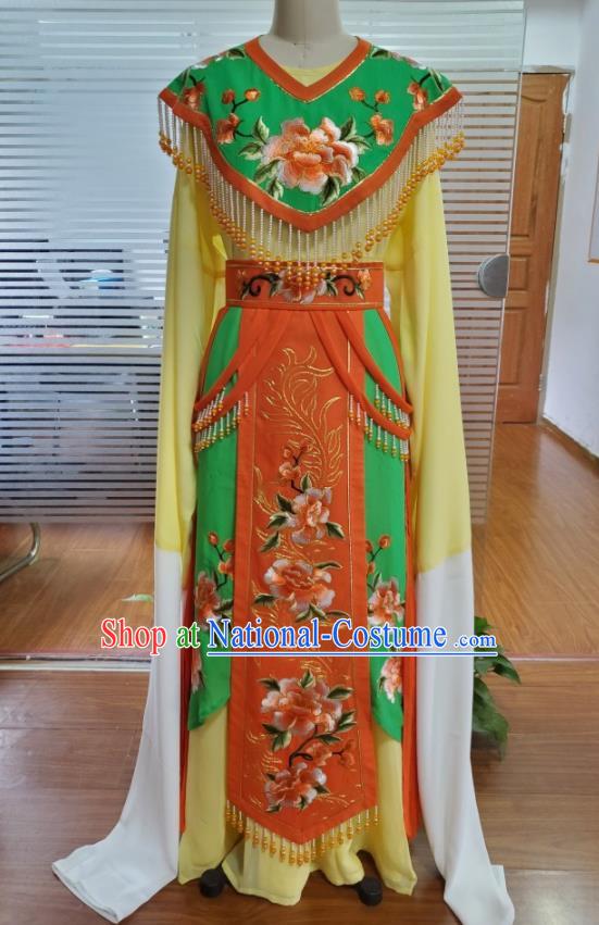 Chinese Ancient Noble Lady Clothing Peking Opera Hua Tan Garment Costumes Traditional Shaoxing Opera Actress Dress