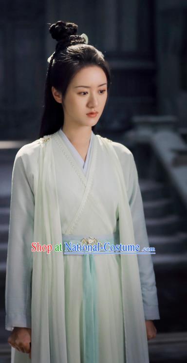 Chinese Love and Redemption Apparels Ancient Swordswoman Clothing Traditional Wuxia TV Series Garment Costumes