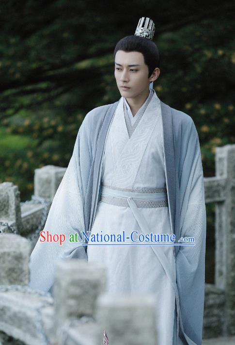 Chinese TV Series Love and Redemption Replica Costumes Ancient Young Childe Clothing Wuxia Swordsman Royal Prince Garment