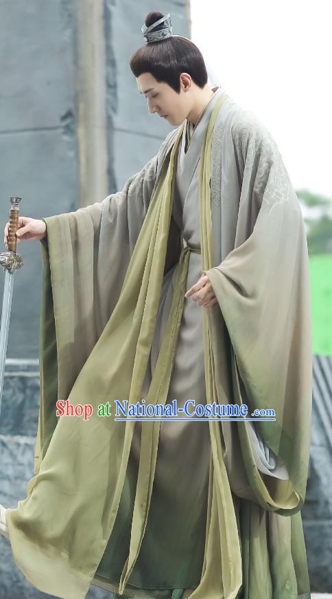 Chinese TV Series Love and Redemption Replica Apparels Ancient Royal Price Clothing Wuxia Swordsman Garment Costumes