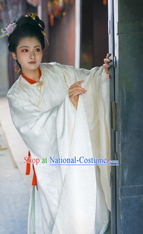 Chinese Ming Dynasty Historical Costume Ancient Noble Woman Hanfu Clothing Eight Famous Beauties of Qinhuai River Li Xiang Jun Dresses