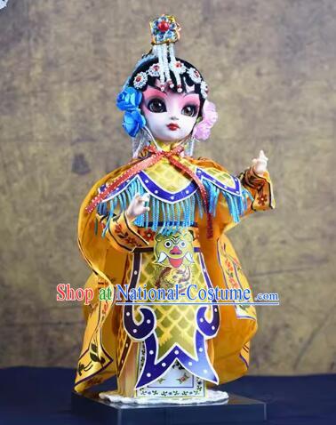 Handmade China Peking Silk Figurine Doll - Farewell My Concubine Yu Ji