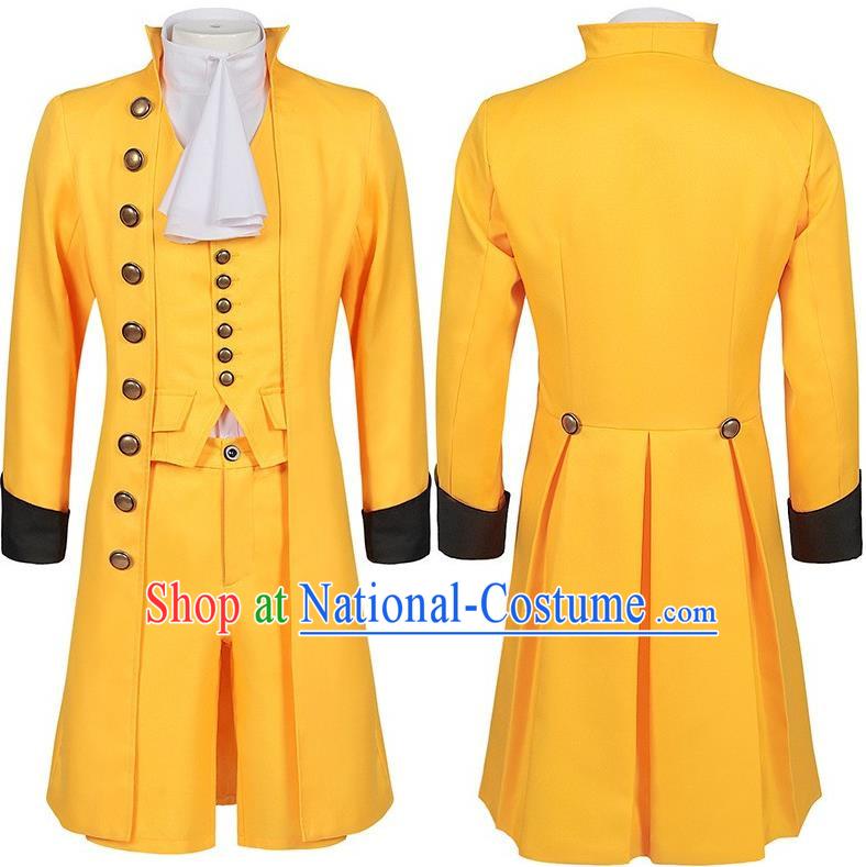 British Gentleman Costume Long Suit European And American Stage Play Men Classic Dress Windbreaker Shorts Large Size