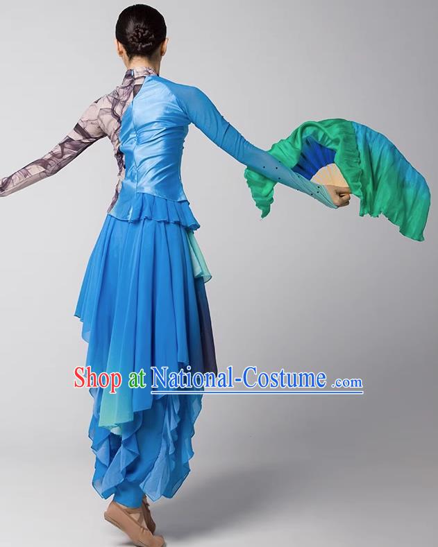 Taoli Cup A Dahe Dance Costume Yangko Fan Elegant Performance Art Examination Performance Costume