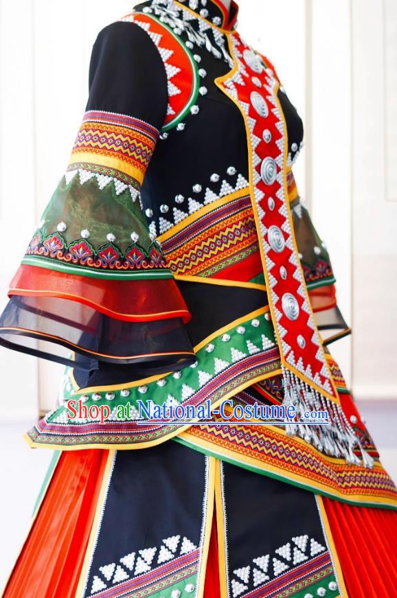 Yunnan Minority Flowery Waisted Dai Women Dress