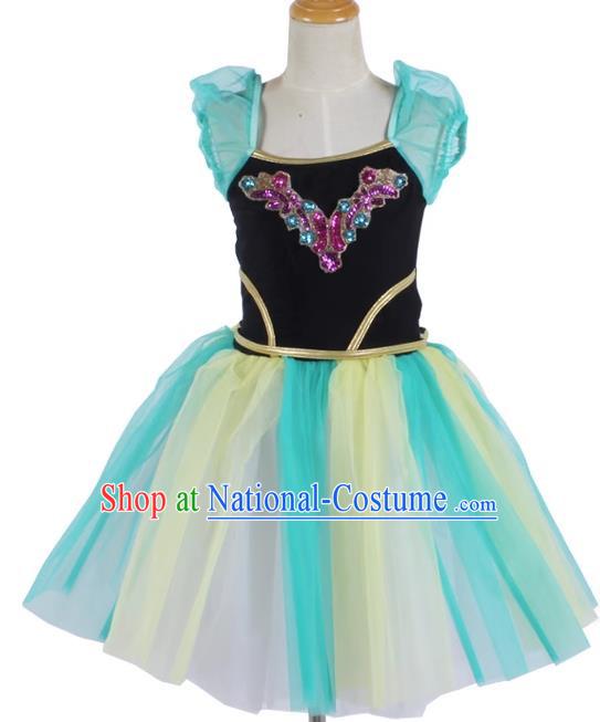 Girl Puffy Gauze Dress Stage Costume