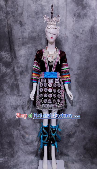 Dong Costumes High End Traditional Minority Original Ecological Dance Costumes