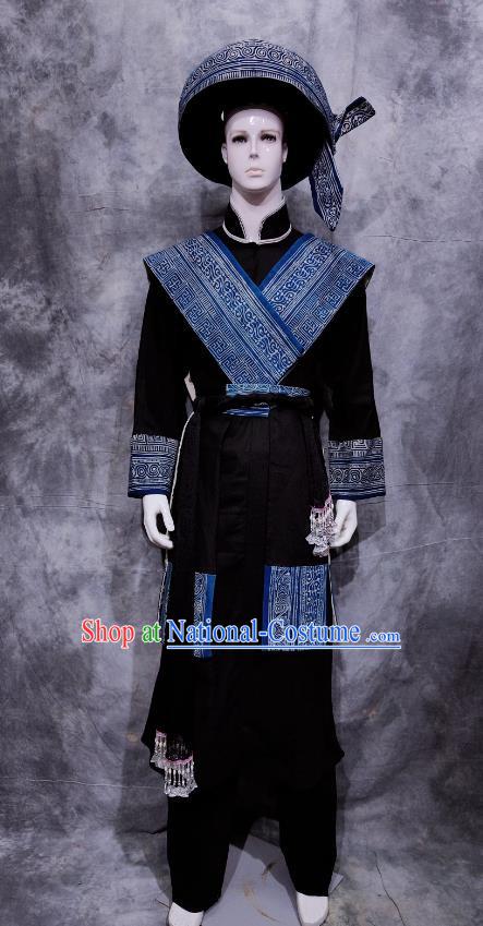 Men Traditional Ethnic Costumes Minority Costumes Catwalk Performance Costumes