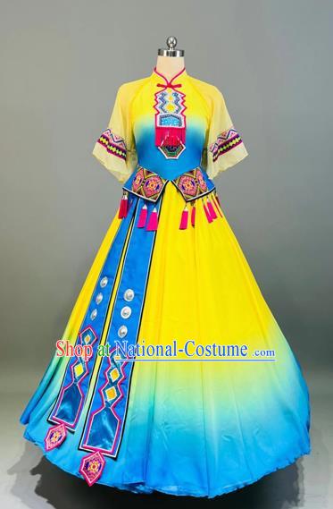 Bouyei Xilan Kapu Dress Up Ethnic Minority Photo Costume Solo Catwalk Show Costumes