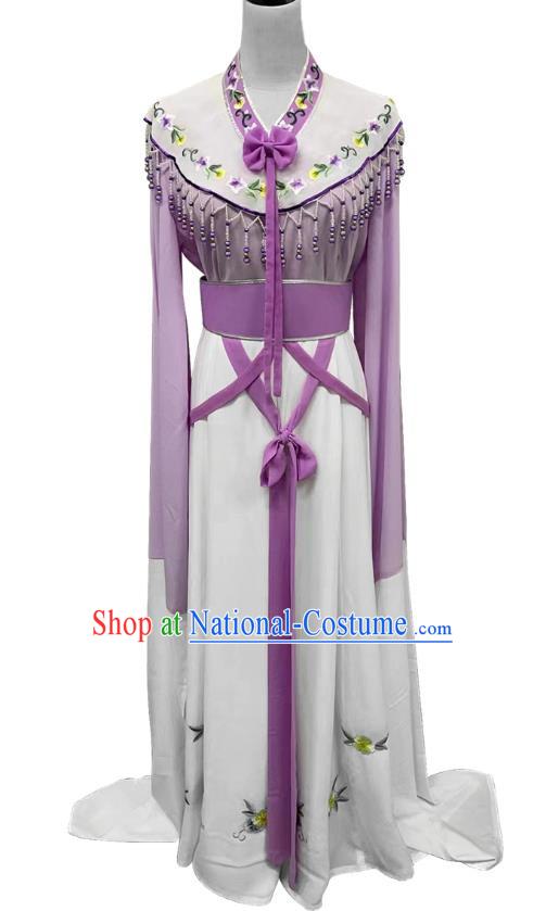 Light Purple Huadan Costume Miss Xiaodan Clothes Ancient Costume Stage Performance Costume Ancient Style