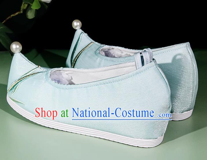 Hanfu Shoes Women Ancient Style Cloth Shoes Soft Sole Ancient Costume Shoes With Cheongsam