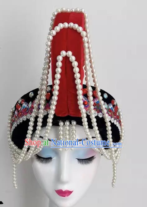 Ethnic Dance Headdress Yi Nationality Performance She Nationality Taoli Cup March Spring Headdress Hair Accessories