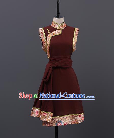 Dance Tibetan Dance Custom Costumes National Costumes Female Art Test Practice Clothes Dance Costumes