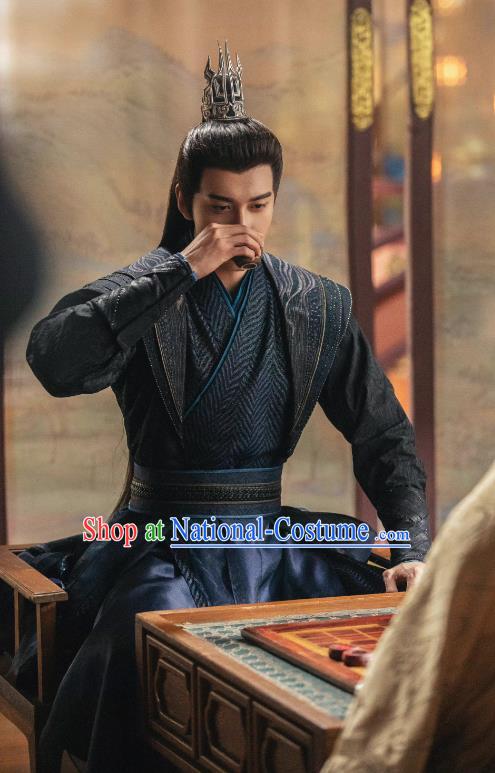 TV Series The Starry Love Shaodian Youqin Garments Chinese Ancient Swordsman Young Warrior Costumes