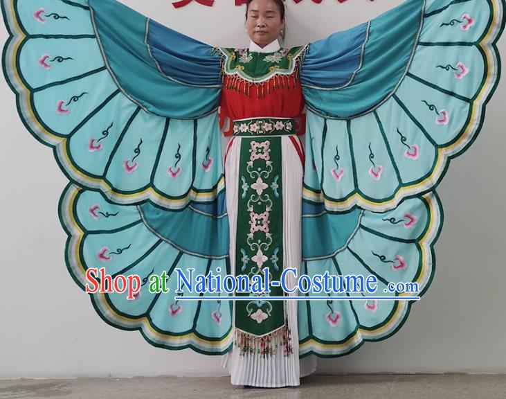 Blue Yue Opera Butterfly Lovers Costume Costume Costume Huangmei Opera Cantonese Opera Big Butterfly Costume Opera Costume